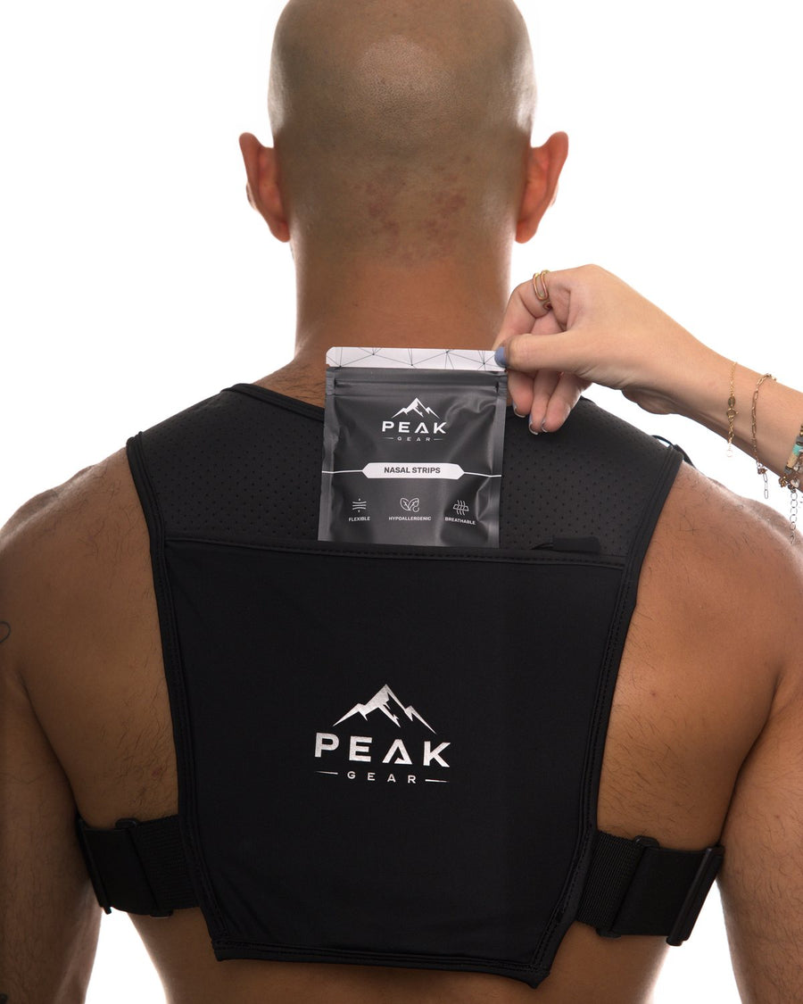 Peak Running Vest — Hidden back pocket